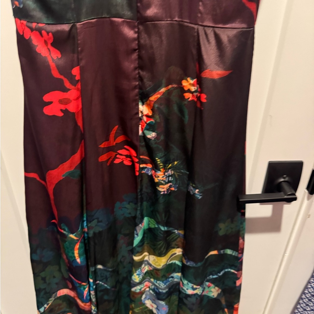 Anthropology Black and Red Floral Dress - Picture 8 of 12